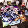 Colorful Anime Carpet Featuring Two Characters in Bold Design Suitable for use as an anti-slip for living room bedroom sofas