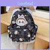 Dual Cartoon Kids Shoulder Backpack Large Capacity Print Schoolbag Students