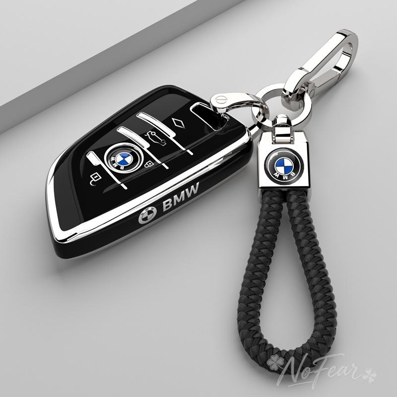 IQJD2 Car Smart Remote Key Case Cover For BMW 530i 550i 320i 1 2 3 4 5 Series 118i 225i M240i F20 F21 F30 F31 F25 F01 F0 Car stickers
