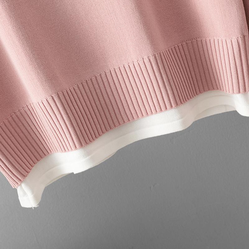 Модный повседневный шерстяной костюм женский осенне-зимний новый свободный свитер вязаные широкие брюки комплект из двух предметов