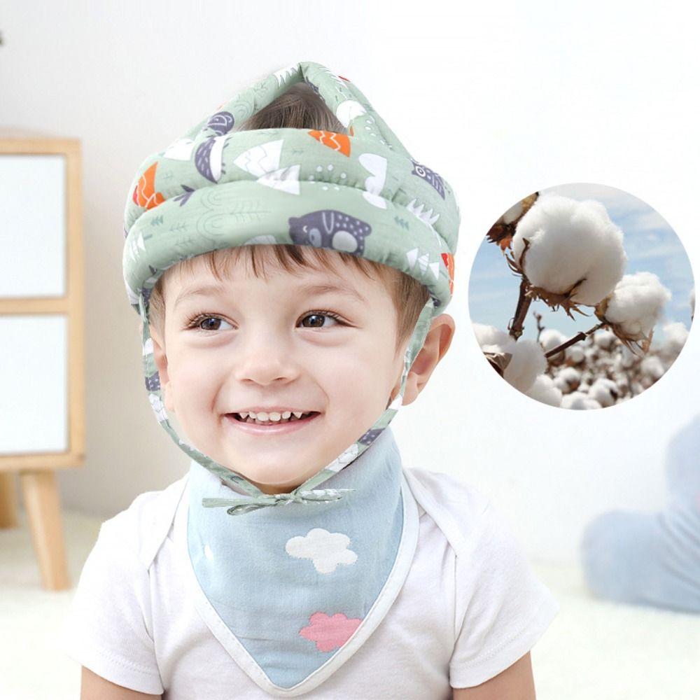 Comfortable Adjustable Baby Protection Hat Soft Safety Anti-collision Hat Cartoon Anti-fall Anti-fall Pad Toddler