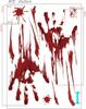 1 Pcs Halloween Decorations Blood Prints Wall Stickers Blood Footprints Ghost Props Easter Stickers Window Stickers