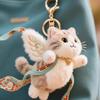Cute Plush Toy Dunhuang Nine-Color Deer And Flying Cat Embroidered Stuffed Animal Keychain Aesthetic Bag Charm Decorative Cultural Gift