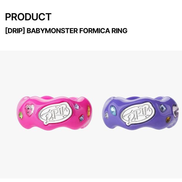 Кольцо BABYMONSTER DRIP Formica