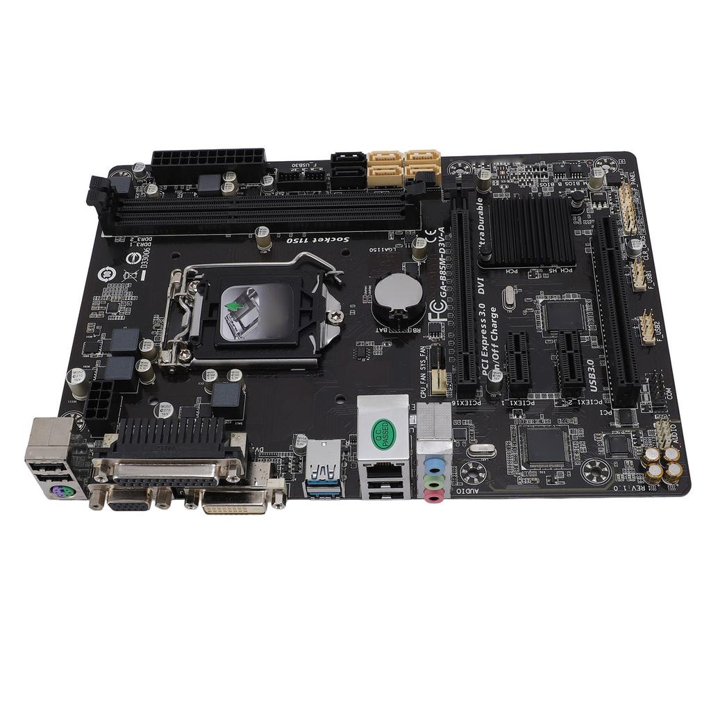 Computer Motherboard M ATX DDR3 X 2 DIMM Slot Gaming Motherboard Replacement for LGA 1150 for Core I7