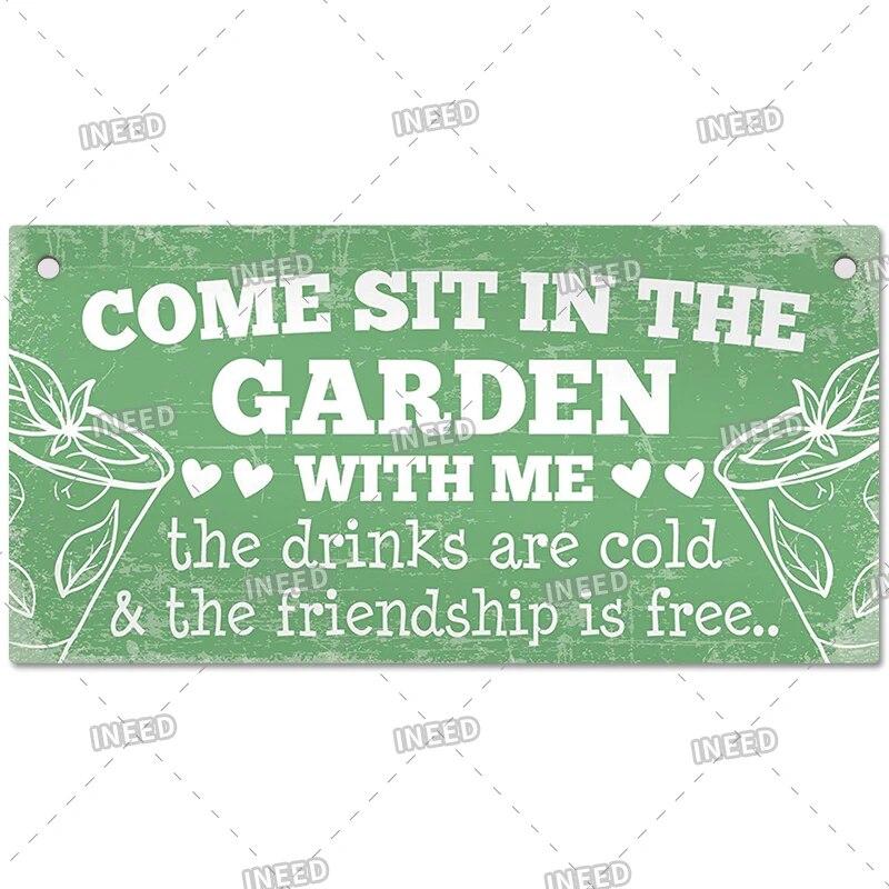 Садовые деревянные вывески, дверные цветы, зеленое растение, настенный декор, добро пожаловать в фермерский дом, пляж, домашняя комната, настенная табличка с бесплатной веревкой