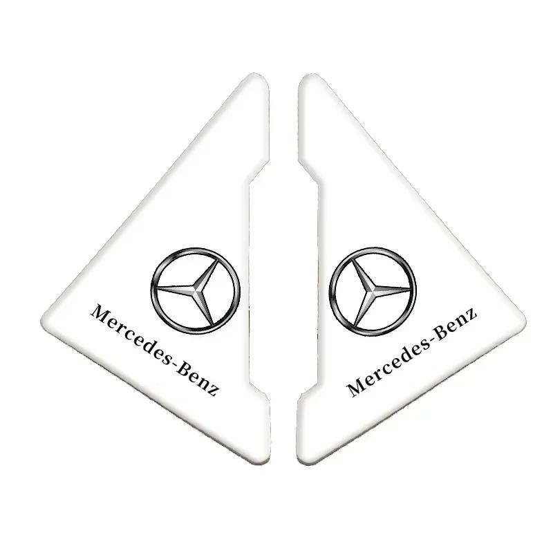 AABHZ1 2PCS for Mercedes Benz Car Door Edge Buffer Cover Anti-collision Sticker W176 W177 W204 W205 W210 W211 W212 W213 GLA GLK ML GL