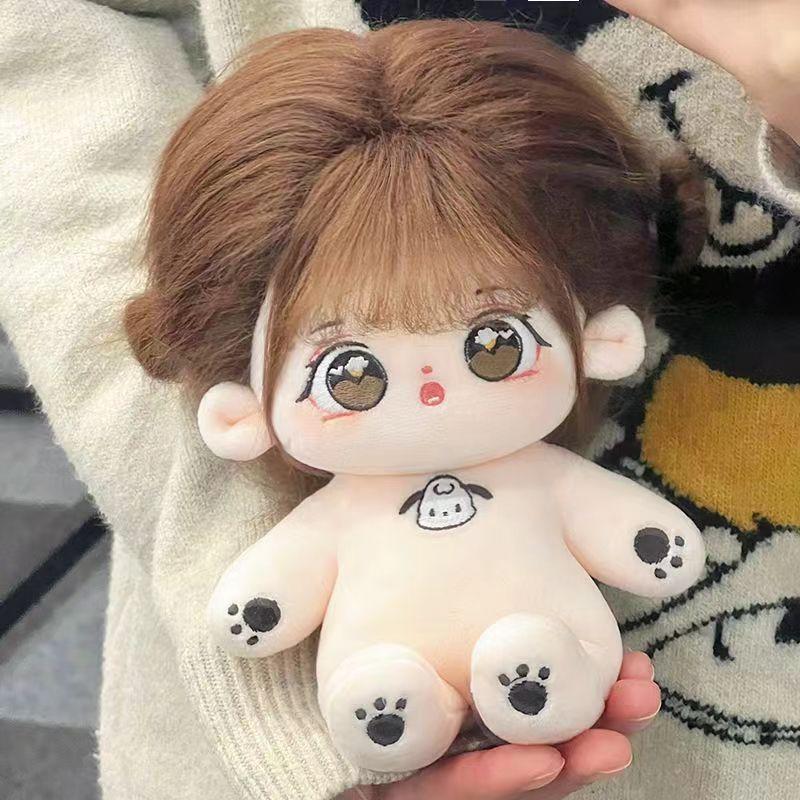 20cm Kawaii Plush Cotton Doll Can Change Clothes Diy Dress Up Soft Stuffed Plush Toys Collection Kids Birthday Gifts