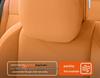 Galaxy Star 8 Car Interior Set: Headrest Lumbar Support with Neck and Waist Protection Pillows