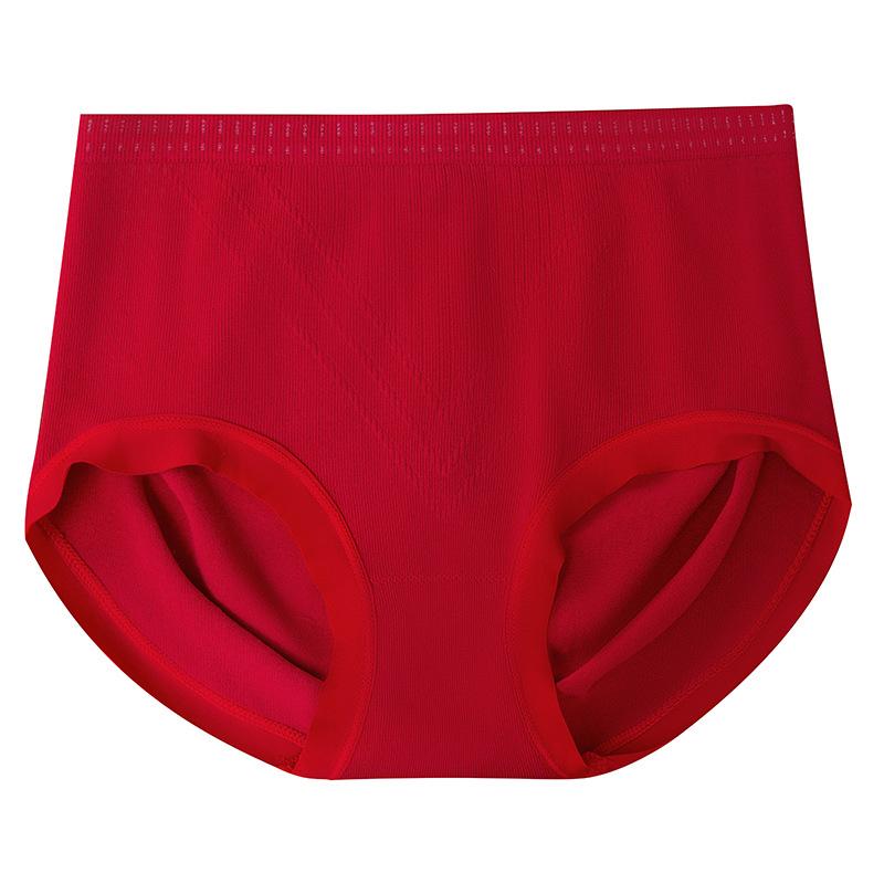 Красное нижнее белье, женские трусы, антибактериальные женские трусики без следов