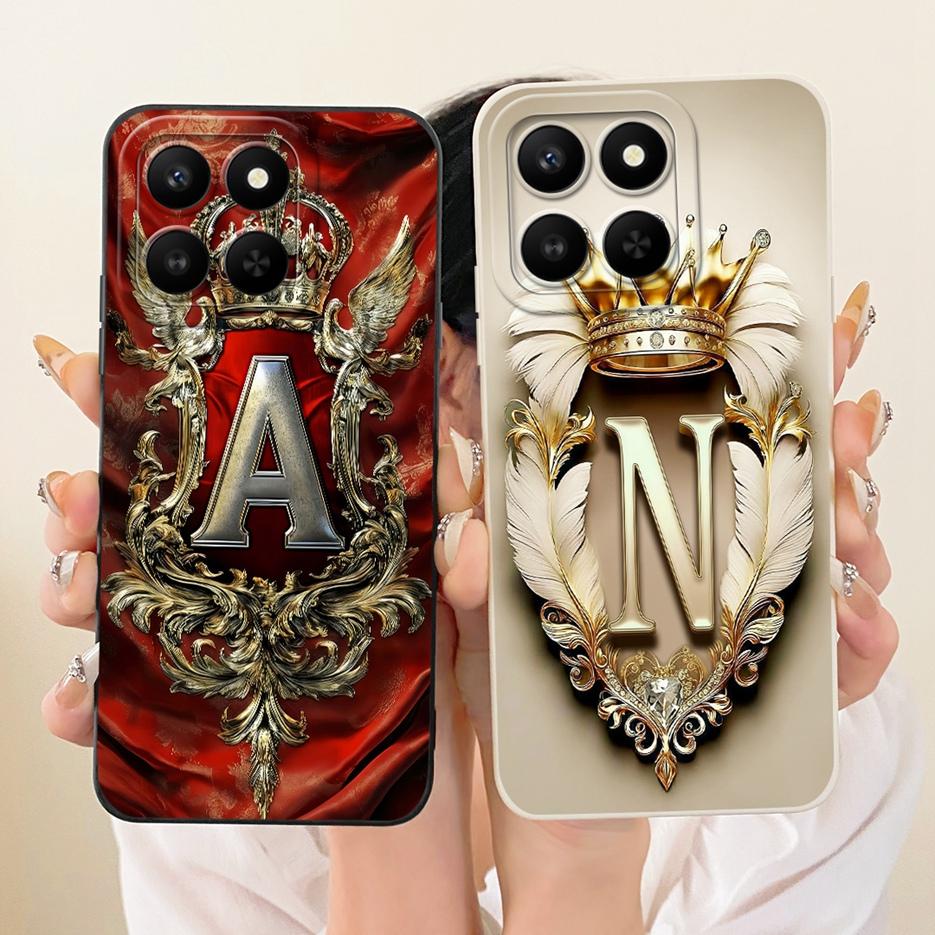 Для Honor 400 Умный Чехол LGN-NX1 Cool Crown Буквы Чехол Ударопрочный Чехол для Телефона Для Honor X7D X 7d Honor400 Smart 5G Мягкие Fundas