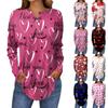 Футболки для женщин, осенние повседневные рубашки с длинным рукавом на пуговицах, толстовки с винтажным графическим принтом, топ-пуловер