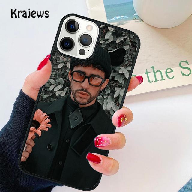 Мягкий чехол для телефона Bad Bunny для iPhone 16 15 SE2020 14 Max 6 7 8 Plus 11 12 13 Pro Max Mini Чехол для телефона coque Оболочка Fundas