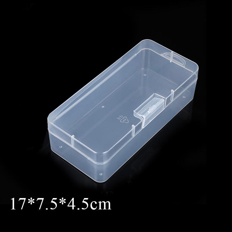 Storage Organizer Box Pencil Case Large Capacity Plastic Pencil Box Pencil Case School Supplies Student Clear Office Supplies