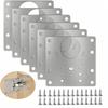 Thickened Cabinet Door Hinge Installation Plate Cupboard Door Hinge Mounting Plate  Household Tools