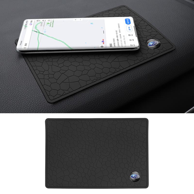 PVC Car Non Slip Mat Dashboard Phone Anti Slip Gel Pad For Subaru STI Forester Impreza Legacy Outback XV BRZ WRX Tribeca WW111
