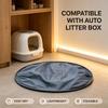 Износостойкий напольный коврик для кошачьего автотуалета, Серый водостойкий тканевый коврик для контроля мусора в помещении и бытового использования у входа