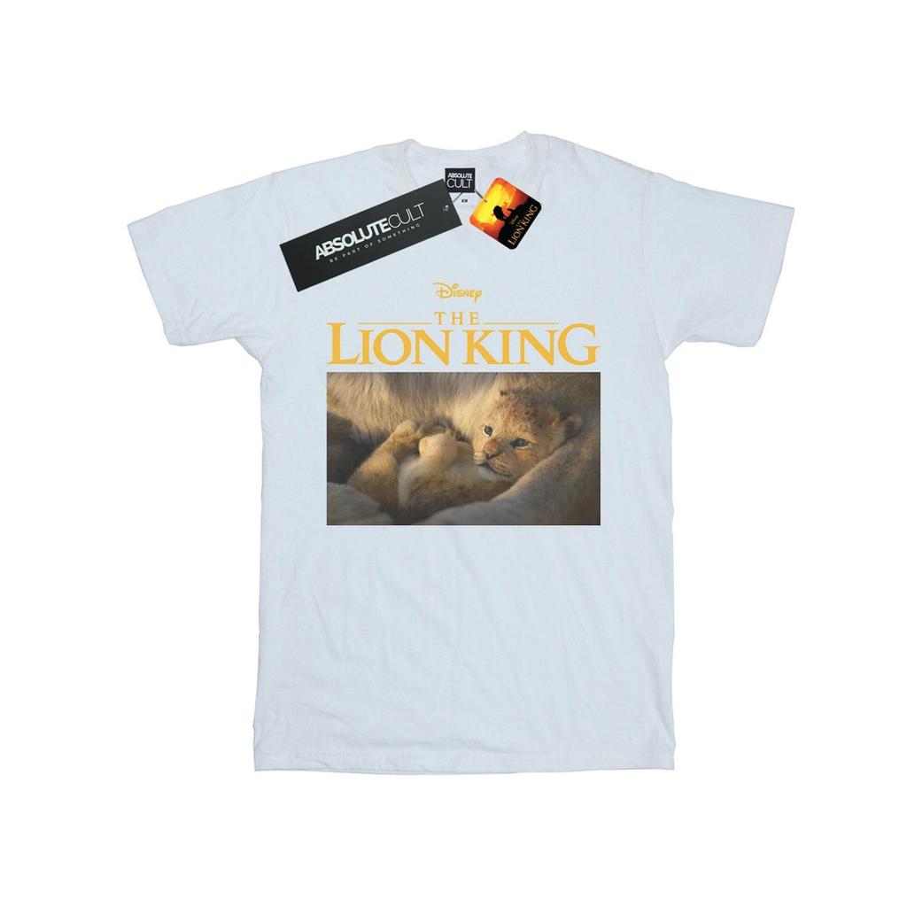 Disney Mens The Lion King Movie Baby Simba Photo T-Shirt