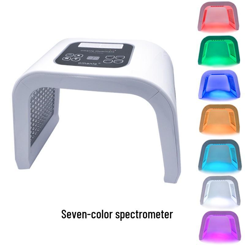 LED Photon Beauty Salon Spectrometer Red Blue Light Therapy Device