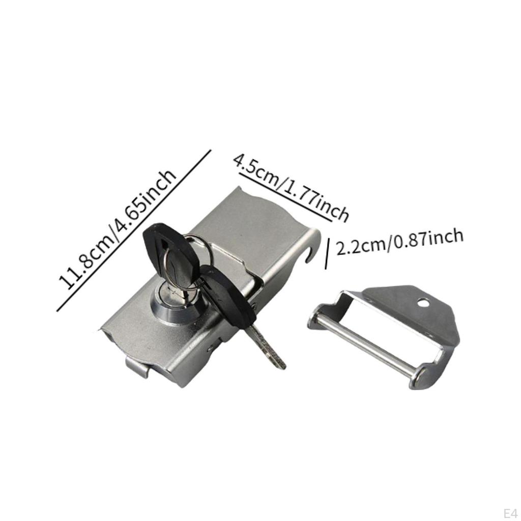 Motorcycle Rear Trunk Lock Accessories Professional Replacement Universal Fit Repair Motorbike