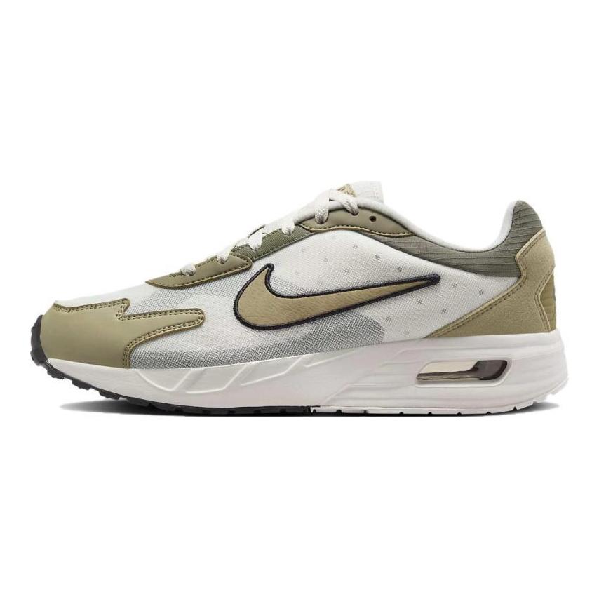Nike Кеды Air Max Solo с низким верхом для повседневной ходьбы и бега, мужские, белые с зеленым, FN0136-001