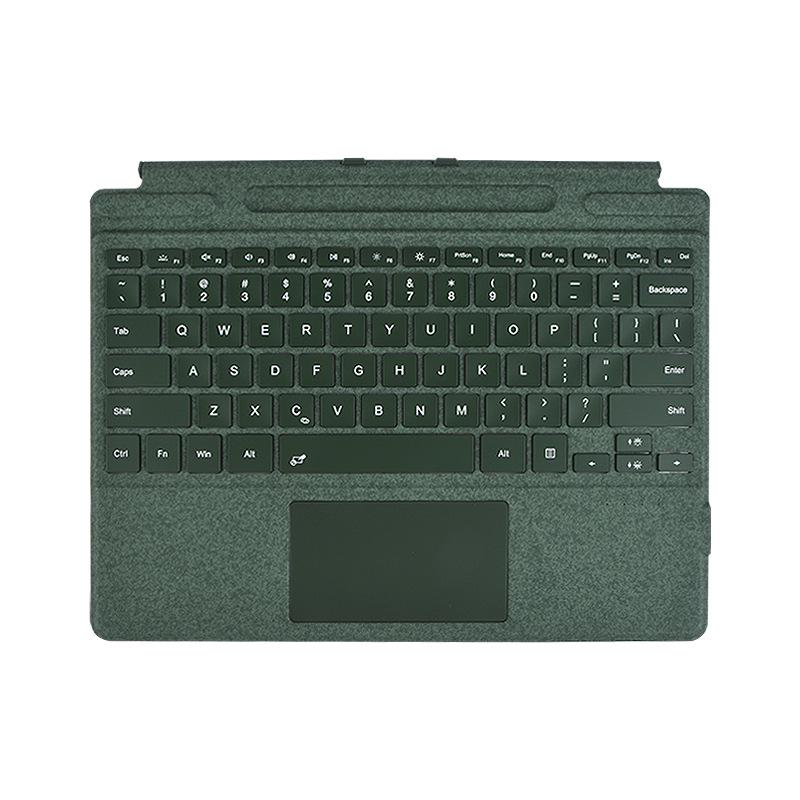 Surface Pro Bluetooth Keyboard Case with Seven-Color Backlit Magnetic Design