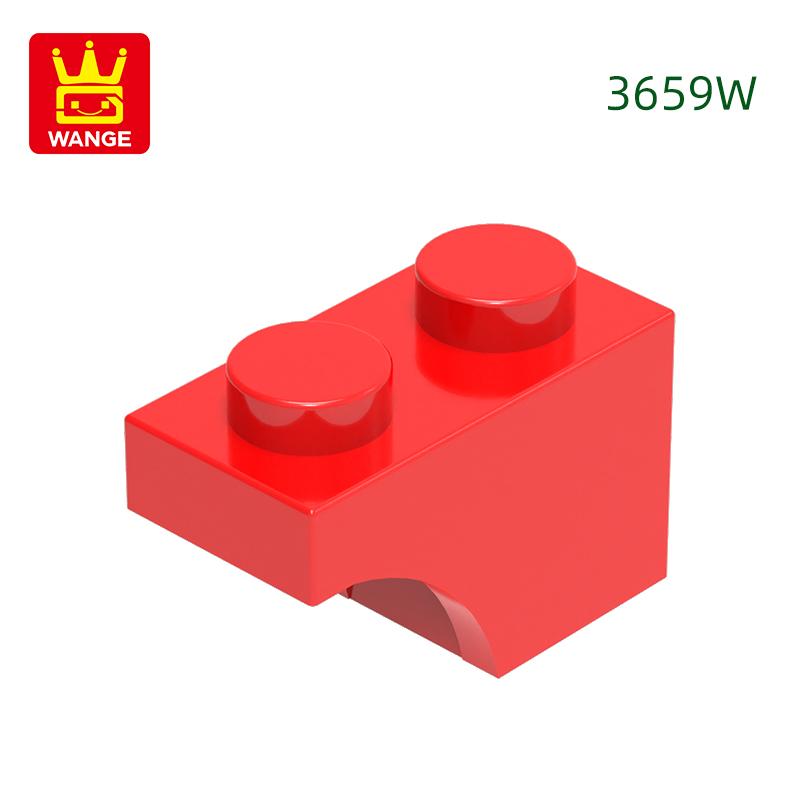 166 шт./лот 3659W 1x2 Полуарка Строительный Блок Moc Цветные Аксессуары Совместим с featuring Brick СДЕЛАЙ САМ Детская Игрушка Сборка Подарок Идея