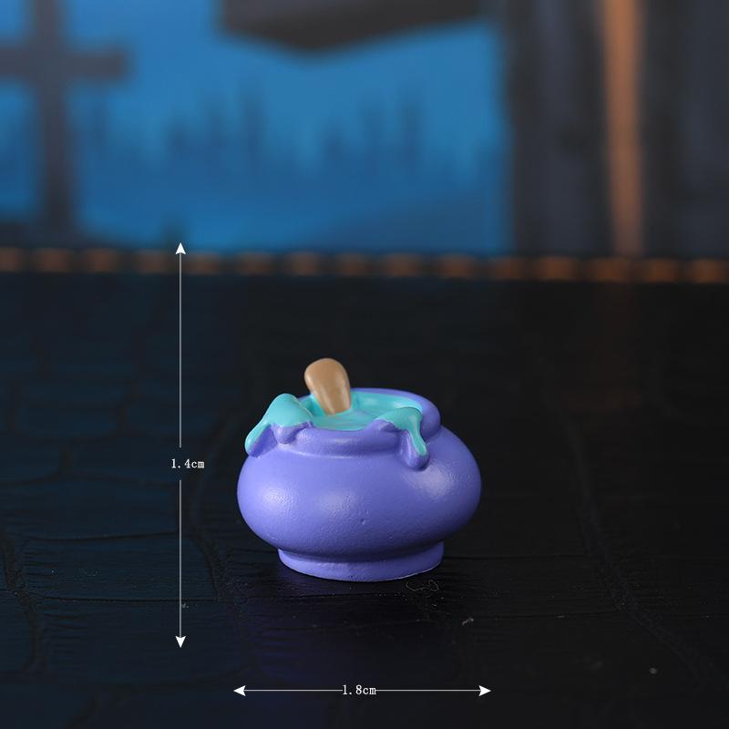 Halloween Small Decorative Items Micro-landscape Bonsai Succulent Decoration Rabbit Micro-landscape Resin Accessories