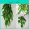 Элегантные искусственные растения, подвесные, искусственный макраме папоротник, суккулент для украшения стен