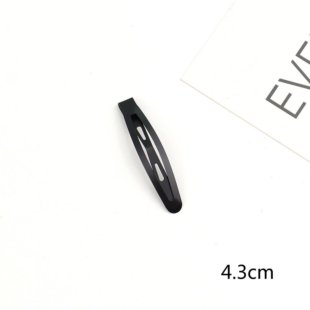 5 шт. Заколка для волос черная клипса-невидимка клипса-горошина клипса-капля воды заколка для челки головной убор взрослая заколка боковая клипса аксессуары для волос