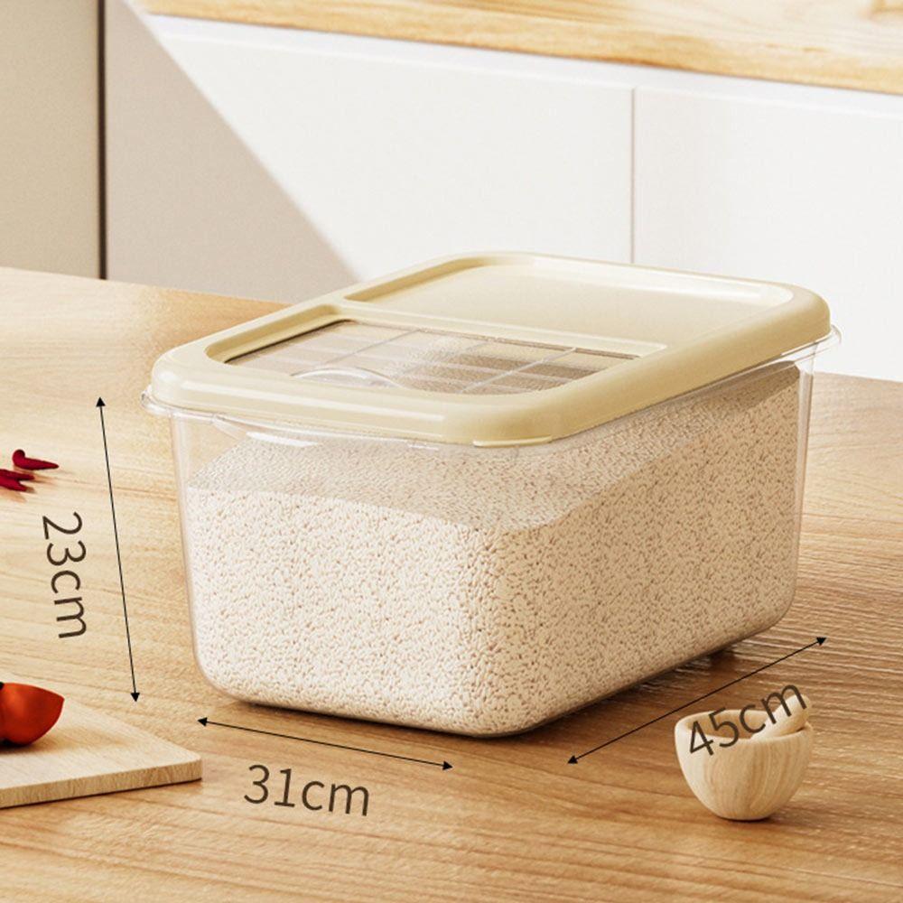 Влагонепроницаемый ящик для хранения рисовых зерен, герметичный контейнер для хлопьев, креативные герметичные банки