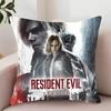 1 шт. Наволочка с принтом Леона Кеннеди из Resident Evil, Мягкая двусторонняя наволочка из полиэстера для домашней гостиной и салона автомобиля