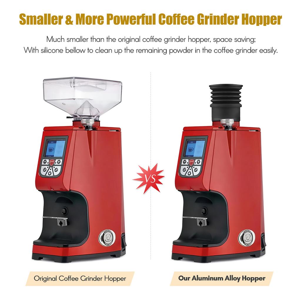 Бункер для одной дозы из алюминиевого сплава с силиконовой помпой, аксессуар для кофемолки, замена для MAZZER Mini Coffee
