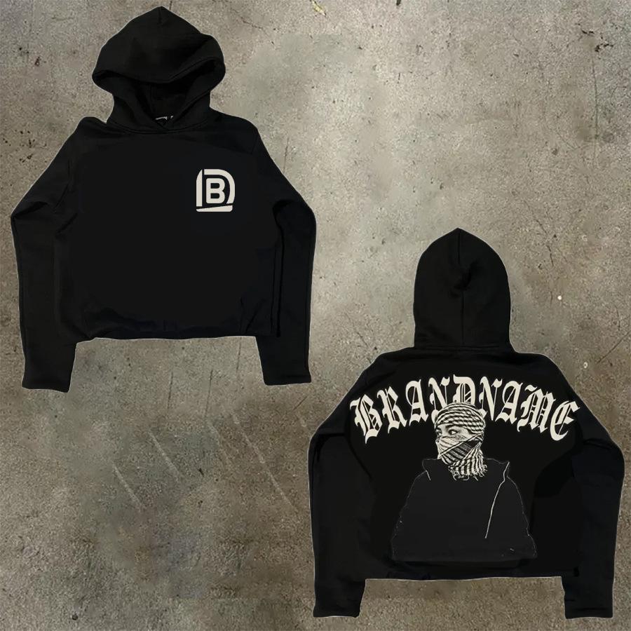 Men's hoodie Y2K Harajuku hip-hop cartoon graphic print jumper fashion casual loose sweatshirt men
