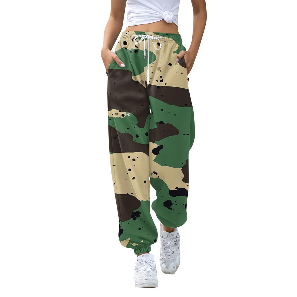 Kids Sport Printed Gradient Drawstring Pocket Casual Sweatpants Pants