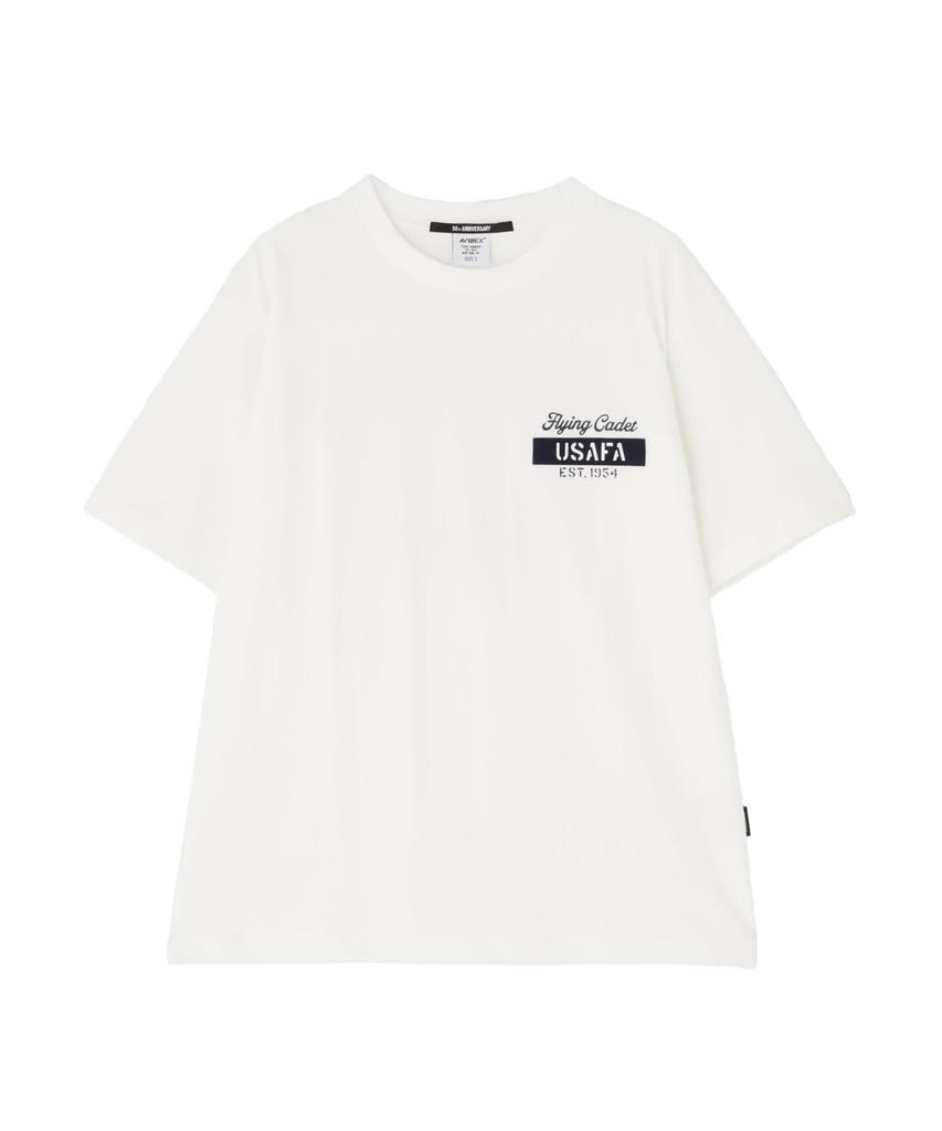 AVIREX CADET PATCH T-SHIRT L 030 white 783-5134011