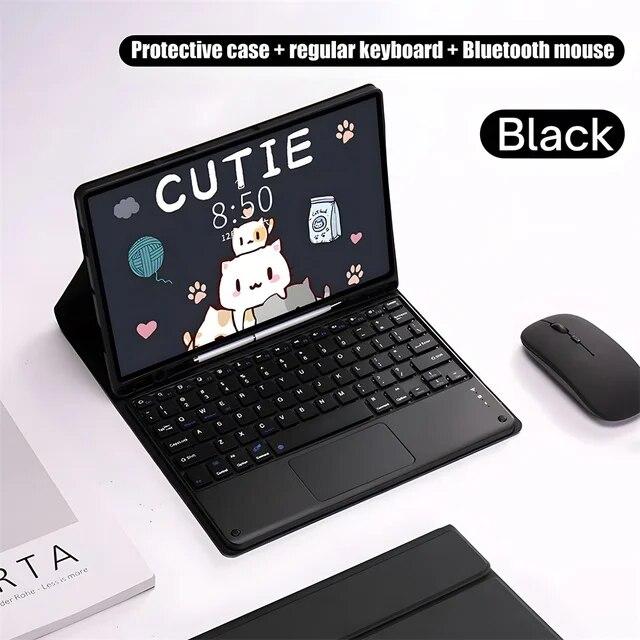 Чехол для клавиатуры планшета для Xiaomi Redmi Pad SE 2023 11 дюймов для Xiaomi Pad 5/6 Pro Redmi Pad 10,6, кожаный чехол с магнитной клавиатурой и гнездом для карандаша