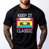 Retro Cassette Tape 80s 90s Keep It Classic Grey Shirt Graphic Tee Adult Shirts Camisetas T Shirts For Men Punk Style - Men's...