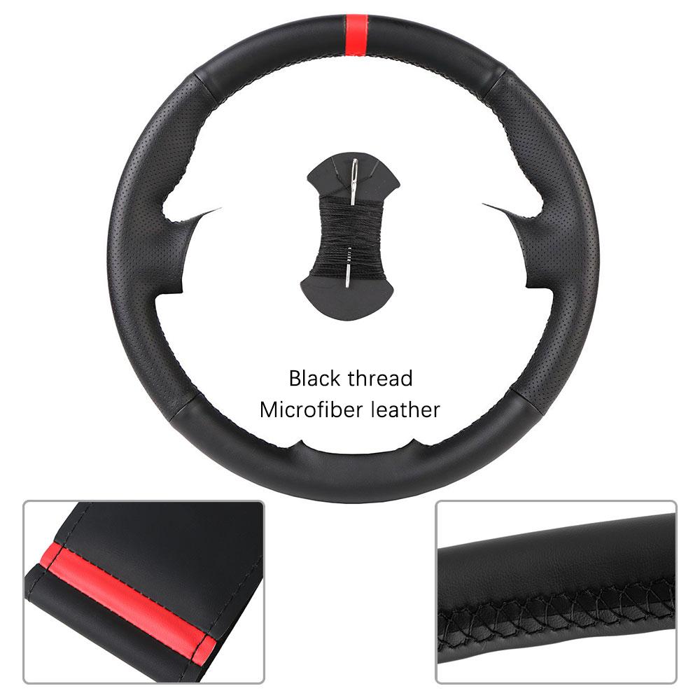 Для Opel Corsa C 2000-2006 Combo C 2001-2011 Vauxhall Holden Barina Tigra Микрофибра Кожа Автомобильный Чехол на Руль