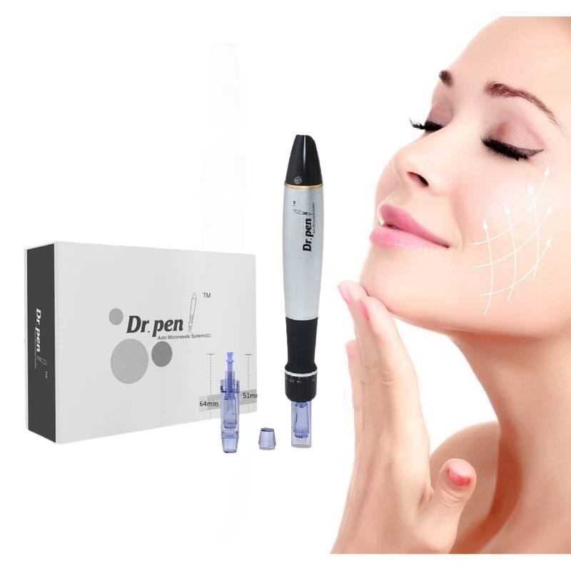 Усовершенствованный электрический микронидлинговый аппарат Dr Pen A1 для роста волос и сыворотка для кожи головы