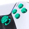 Кнопки eXtremeRate Metal Thumbstick ABXY, совместимые с PS5, сменные алюминиевые аналоговые кнопки действий для джойстика, кнопки направления