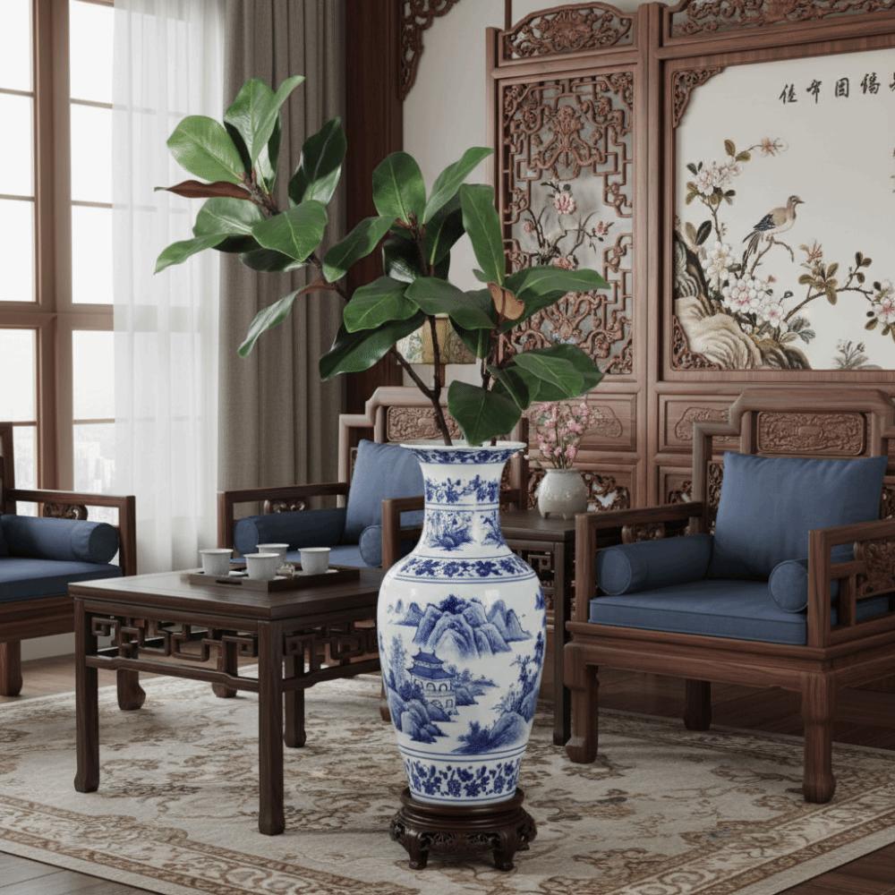 Red Green Artificial Magnolia Leaves Floral Arrangement Faux Magnolia Branch Wedding