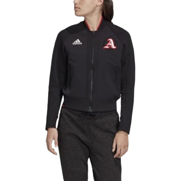 adidas Куртки VRCT Женские Черные Стойка Умеренные Другие FI9214