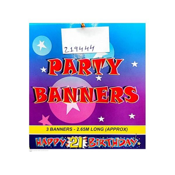 Баннер к 21-летию The Expressions Factory (Упаковка из 3 шт.)