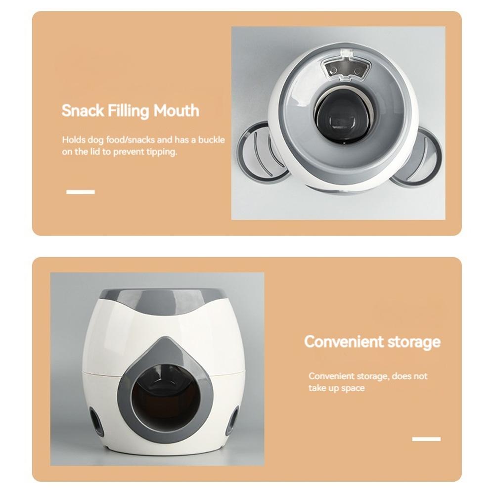 Automatic Dog Ball Launcher Dog Tennis Food Reward Machine Dog Tennis Ball Machine Slow Feeder for Small and Medium Dogs