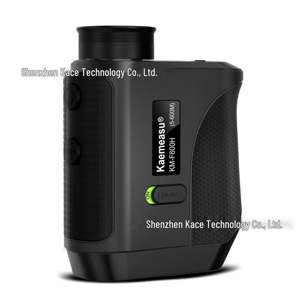 Rechargeable Handheld Binoculars with Laser Rangefinder for Outdoor Golf: Measures Height, Angle, and Speed