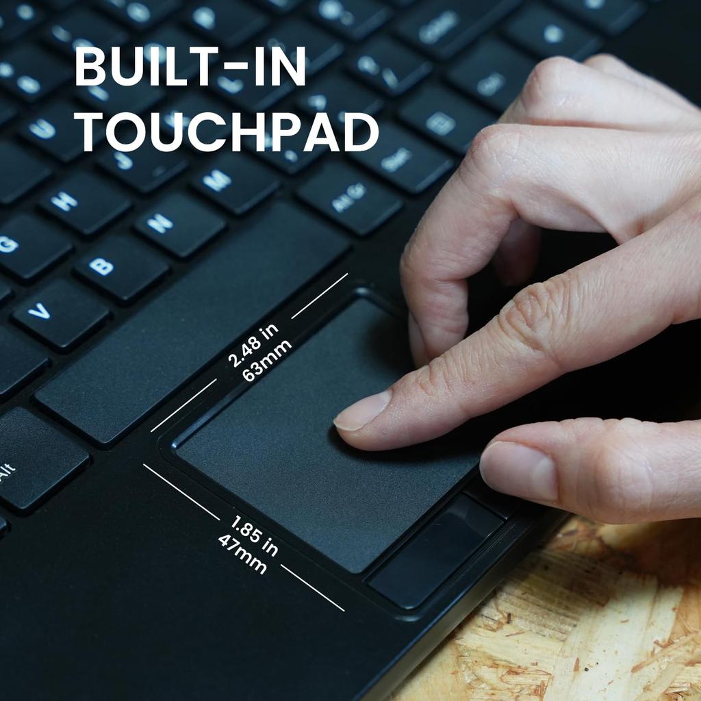 Perixx Wired Compact Keyboard with Touchpad Pantograph Key PERIBOARD-534US