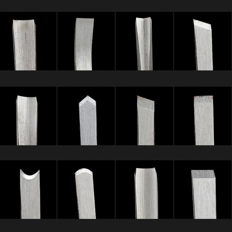 Набор стамесок для резьбы по дереву 12 шт./компл. для хобби