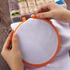 1 шт., пластиковые удобные пяльцы для машинной вышивки крестом, кольцо, бамбуковая рамка, пяльцы для вышивания, круглые инструменты для рукоделия