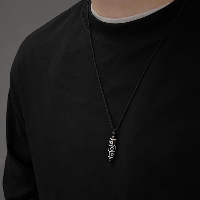 Винтажное ожерелье из девяти глаз для мужчин, веревочное, цепочка для ключицы, женские аксессуары